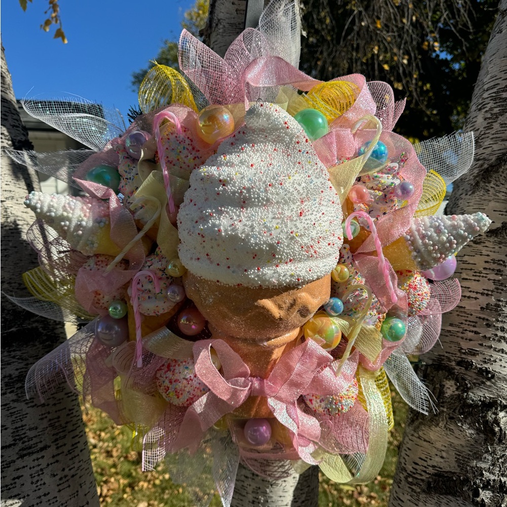 Candyland Themed Wreath